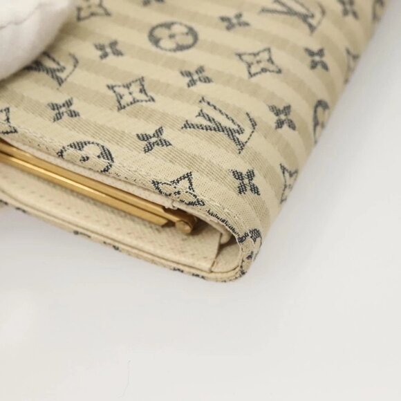 LOUIS VUITTON Mini Lin Croisette Porte Monnaie Viennois M95659 LV Auth 135437 - Picture 13 of 15